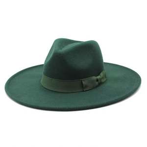 Sombreros Fedora para Mujer al por Mayor, Tendencia 2024, Ala Ancha de 9.5 cm, con Lazo a Juego, Sombrero Fedora Plano - Product Image 4