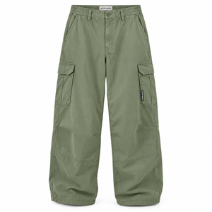 Pantalones Cargo de Pierna Ancha para Hombre, Hechos a Medida, 100% Algodón Grueso, con Bolsillos, Cierre con Cordón, Ecológicos y Modernos - Product Image 2