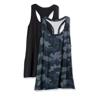 Women's Solid Color Racerback Tank <b>Tops</b> Quick Dry Knitted Polyester Sporty Style Scoop Neck Regular Length - Product Image 5