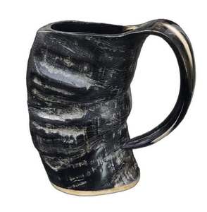Taza de Cuerno de Búfalo Hecha a Mano, Ecológica y Natural, Diseño Rústico Pulido, Duradera, Artículo de Colección - Product Image 4