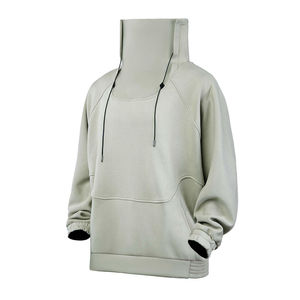 Sweat à capuche technique pour homme, style urbain avant-gardiste, vêtement d'extérieur d'hiver, 100% polyester - Product Image 5