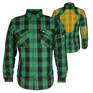 เสื้อเชิ้ตผ้าฟลานเนลอะรามิดสำหรับผู้ชายไซส์ใหญ่ ออกแบบเองได้ ระบายอากาศ แห้งเร็ว สำหรับขี่มอเตอร์ไซค์ สไตล์เรียบง่าย สีตามสั่ง บริการ OEM - Product Image 1