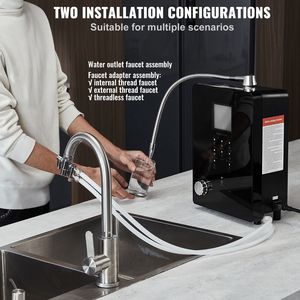 Depuratore d'Acqua Idrogenata Acida per Casa con 6 Impostazioni, Sistema di Filtrazione Domestico, Ionizzatore d'Acqua Alcalina pH 3-11.2 - Product Image 5