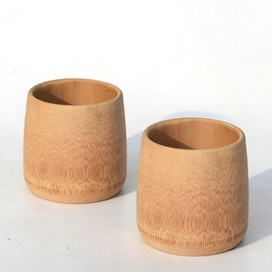 ECO2GO VIETNAM Natural Bamboo <b>Cups</b> Eco-Friendly Reusable Food Grade Classic Large Capacity Drinkware Custom Logo Coffee Tea - Product Image 1