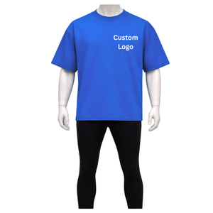 Camiseta de hombre de manga corta, tela transpirable, corte regular, diseño de cuello redondo, estampado liso, impresión de logotipo personalizado. - Product Image 3