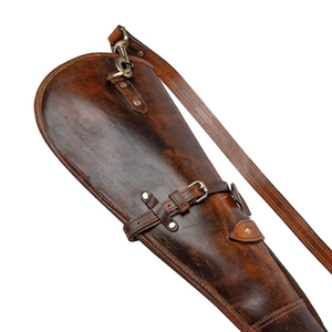 Sac à armes en cuir léger et robuste, vente en gros, design personnalisé et prix abordable, sac à armes en cuir très vendu - Product Image 4