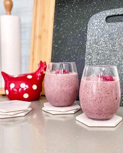 Posavasos de Cerámica Absorbentes con Patrón de Mármol Blanco y Base de Corcho para Protección de Mesa, Previenen Manchas de Agua y Derrames - Product Image 6