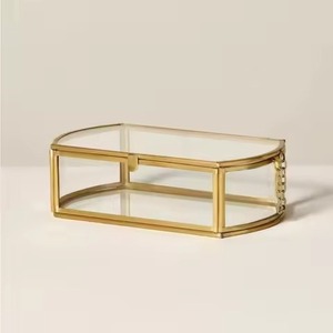 Organisateur de rangement décoratif en métal pour bijoux, anneaux, boucles d'oreilles, colliers - Product Image 4