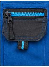 Pantalones Cortos Cargo Azules para Hombre, Cintura Media, Cierre de Botones, Bolsillos - Product Image 3