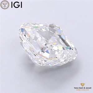 Diamante Cultivado en Laboratorio CVD de Color F, Claridad VVS2, Corte Asscher, 3.01 Quilates, con Certificado IGI, Ideal para Anillos de Diseñador - Product Image 3