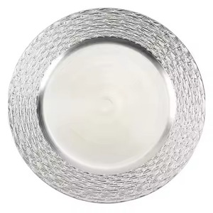 Plato de Presentación Redondo de Acero Inoxidable de Lujo, Plato Decorativo para Cena, para Bodas, Banquetes, Hoteles y Restaurantes - Product Image 4