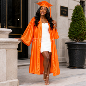 Ensemble de toge de graduation avec étole à pompons pour université et école, tenue maçonnique et vêtements grecs de la confrérie Cosh International - Product Image 3