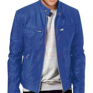 Chaqueta de Cuero Transpirable y Ecológica de Estilo Urbano, Colores Personalizados, la Mejor Calidad, Últimos Diseños, Chaqueta para Hombre OEM - Product Image 4