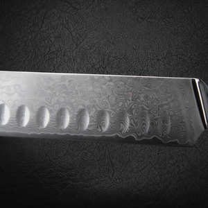 Cuchillo de Chef Japonés Ambidiestro Hecho a Mano con Hoja de Acero Damasco Forjado y Mango G10, Cuchillo de Cocina Multiusos Ecológico para Bricolaje - Product Image 3