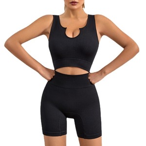 Conjunto de sujetador deportivo para mujer sin aros, de alta sujeción para busto grande, a prueba de golpes, con espalda hermosa, para correr, fitness y yoga - Product Image 6