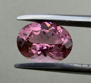 Pierre de tourmaline naturelle en vrac, véritable, rose, ovale, taille brillant, pour la fabrication de bijoux, bague, pendentif, cadeau de collection, pierres précieuses rares, Shamim Gems - Product Image 3