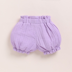 Lavender Haze Organic Muslin Frill Top <b>Set</b> Premium Quality Baby Clothing - Product Image 5