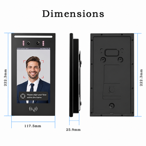 Máquina de Reconocimiento Facial con Pantalla Táctil de 7 Pulgadas, con Reinicio de Tarjeta IC/RFID, Sistema de Gestión de Asistencia y Horario Basado en Android - Product Image 2
