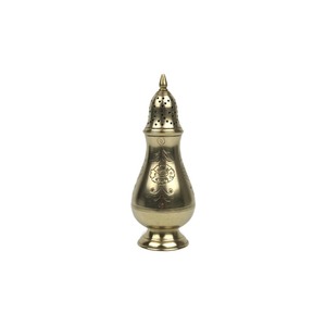 Salero de Especias Metálico de Alta Calidad con Diseño Grabado, Herramienta Duradera para Hierbas y Especias con Acabado de Acero Inoxidable - Product Image 4