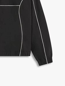 Veste coupe-vent pour homme avec logo personnalisé en gros, avec passepoil, tissu respirant, léger, résistant à l'eau, veste softshell pour homme - Product Image 2