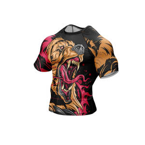 Hot Sale Custom <b>Long</b> <b>Sleeve</b> Rash Guard for Gym and BJJ MMA Quick Dry Compression Shirts Made of Spandex and Nylon Fabric - Product Image 3