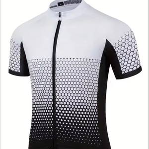 Jersey de Ciclismo Unisex OEM ODM de Manga Corta con Cierre Completo, Ropa Deportiva de Secado Rápido - Product Image 6