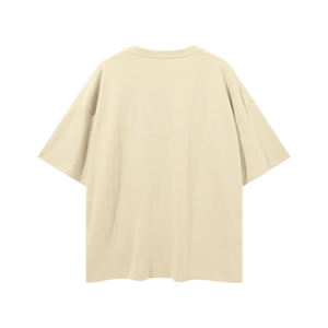 <b>Men</b> Boxy Oversized Drop Shoulder Loose Fit T-Shirt Custom Logo 100% Cotton Plus Size Tee Loose Fit Streetwear College OEM - Product Image 1
