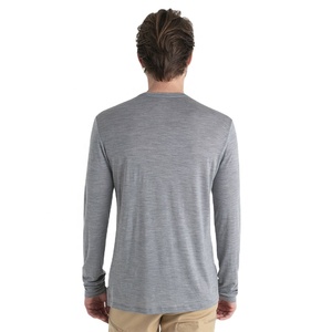 Camiseta en blanco de manga larga personalizada de calidad superior Diseño popular Camiseta de algodón liso de manga completa Logotipo personalizado e impresión disponibles - Product Image 4