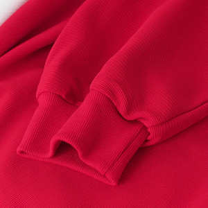 Sweat à capuche zippé en polaire tricotée sur mesure pour homme, patchwork délavé contrastant noir et blanc, collection hiver, vente en gros, direct usine - Product Image 4