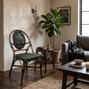 Nueva Silla de Comedor Moderna Minimalista Milton, Tejida Artesanalmente con Ratán Sintético, Estilo Bistro Francés para Interiores y Exteriores, Decoración Premium para el Hogar - Product Image 4