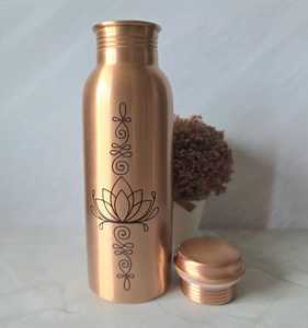 Botella de Agua de Cobre Ecológica para Hidratación Diaria - Product Image 1