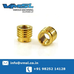 M4 Brass Chèn M4 Brass Chèn Nhôm Brass Thép Không Gỉ M4 Knurling Threaded Chèn Nut - Product Image 6