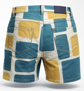 Custom Made Lightweight Casual <b>Button</b> <b>Fly</b> <b>Jeans</b> Shorts for Men 2026 Unique Design Hot Sale - Product Image 2