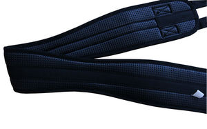 เส้นรอบวงสำหรับขี่ม้าสีทึบพร้อมหัวเข็มขัดปิดวัสดุสิ่งทอ - Product Image 4
