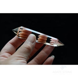 Baguette Vogel en quartz clair 99.9% énergie tantrique polie à la main pour les courants de guérison vitaux, l'amour de l'union sacrée et l'illumination des chakras - Product Image 2