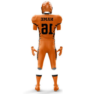 Tenues de football pour jeunes, uniformes de soccer à faible MOQ, ensembles de vêtements de sport athlétiques de compression, uniformes de sublimation multicolores pour hommes américains - Product Image 6