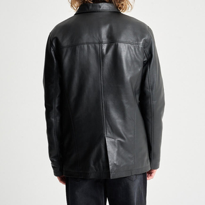 <b>Men's</b> Genuine <b>Leather</b> Riding <b>Jacket</b> Premium Motorcycle Apparel for Outdoor and Casual Activities - Product Image 2