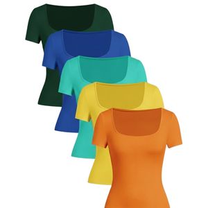 Camiseta corta de alta calidad para mujer, cuello redondo, algodón, diseño sin costuras, a la moda, para chicas y mujeres de Bangladesh. - Product Image 1