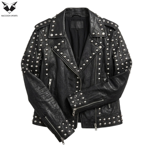 Chaquetas de Cuero con Tachuelas para Mujer, Nueva Colección, Alta Calidad, Excelente Proveedor, con Logotipo Propio, Más Vendidas, Precio al por Mayor - Product Image 5