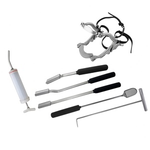 Kit dentaire pour chevaux avec écarteur buccal McPherson, spéculum, jeu de râpes équin, curette, seringue, etc. Dentisterie équine personnalisable - Product Image 3