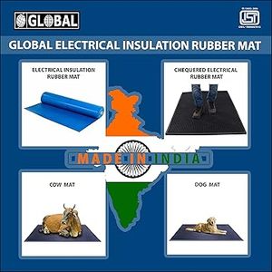 Global Electrical Purpose Rubber <b>Mat</b> Non Conductive Insulation Sheet for High Voltage Safety Use Flooring <b>Roll</b> for Industrial - Product Image 4