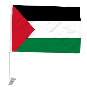 Juego de Asta de Bandera de Aluminio de Lujo con Impresión Digital en Blanco y Negro, Asta Telescópica Ajustable para Uso en Interiores/Exteriores - Product Image 2