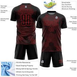 Dernier design, uniforme de football sans manches 100% polyester, nouveau style, logo personnalisé professionnel pour adultes, qualité supérieure, couleur personnalisée - Product Image 3