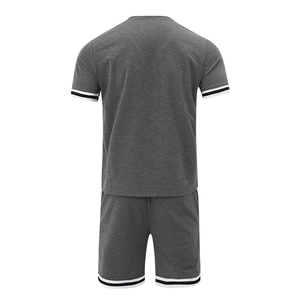 Nuevo Conjunto de Dos Piezas para Hombre, Ropa Urbana, Conjunto de Camiseta y Pantalones Cortos de Verano para Hombre, Conjunto Unisex de Camiseta y Pantalones Cortos Personalizados para Hombre - Product Image 6