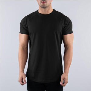 Camiseta de Manga Corta para Hombre, Corte Ajustado, Cuello Redondo, Color Sólido, Transpirable, Tejida, Informal, Color Granate - Product Image 6