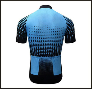 Ensemble de maillots de cyclisme pour hommes de haute qualité, 100% polyester, respirant, écologique, antibactérien, logo personnalisé, technique d'impression OEM - Product Image 6