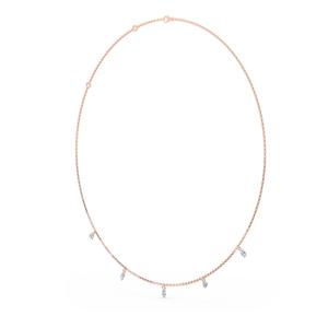 Collar con Colgante de Diamantes Cultivados en Laboratorio con Múltiples Formas, Joyería Fina de 18 Pulgadas - Product Image 1