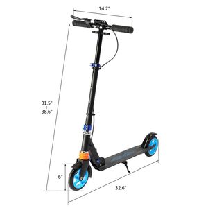 สกู๊ตเตอร์สเก็ตบอร์ด 3 ล้อสีแดงแบบปรับได้สำหรับเด็กและวัยรุ่น - Product Image 4