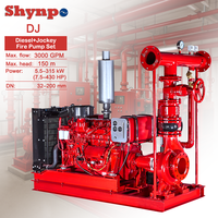 Ensemble de pompe à incendie centrifuge à aspiration axiale à moteur diesel Shynpo avec hydrant et système d'irrigation par aspersion, avec pompe jockey