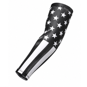 Mangas de compresión personalizadas para deportes, fitness, correr, ciclismo, baloncesto, entrenamiento, absorción de humedad, elásticas - Product Image 1